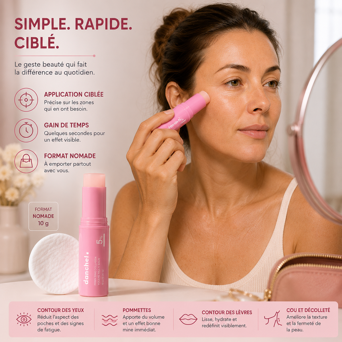 Stick PDRN Pink Collagen — L'Effet Repulpant Immédiat