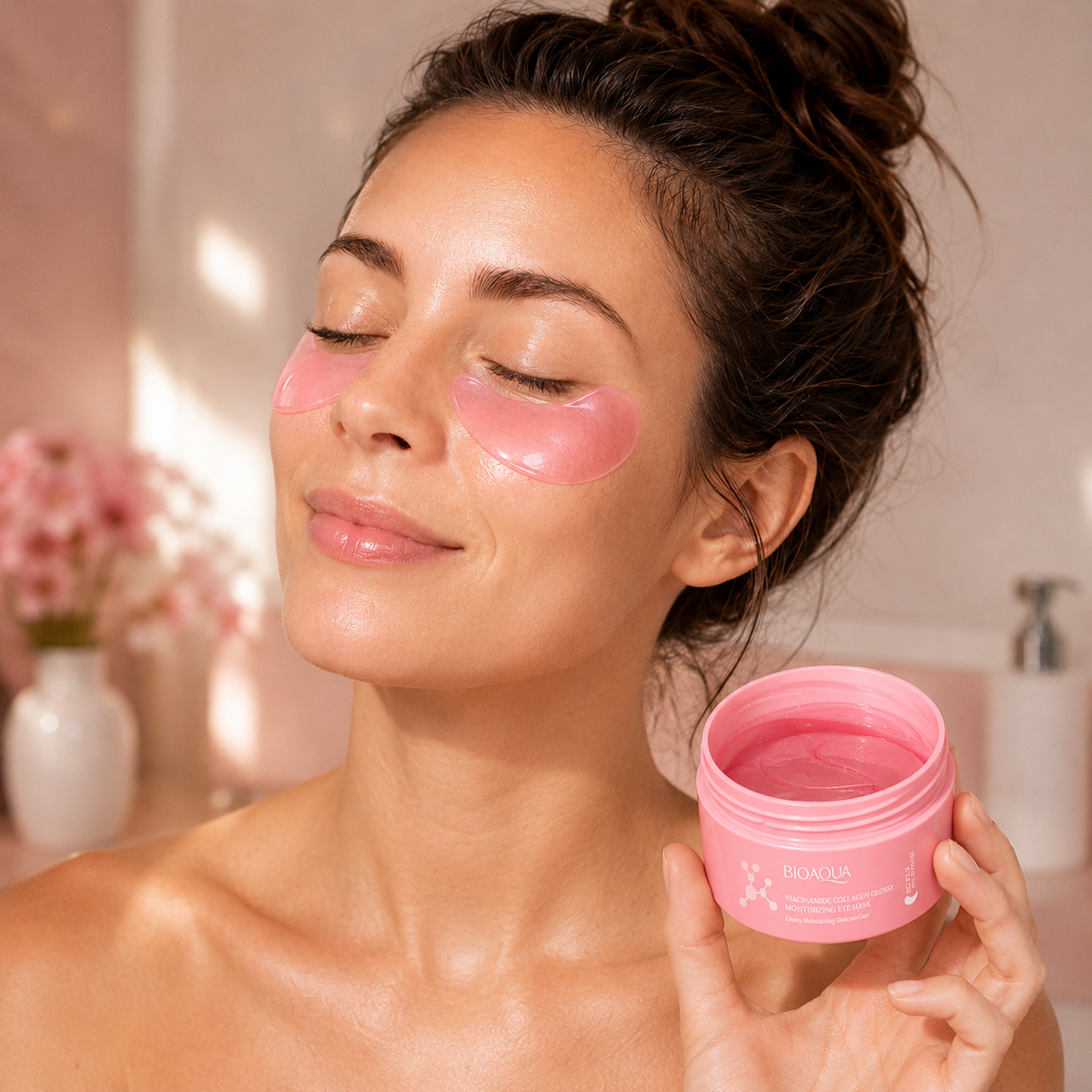 Patchs Yeux Collagène & Niacinamide — L'Éclat Immédiat