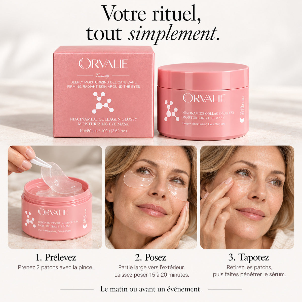 PATCHS YEUX AU COLLAGÈNE